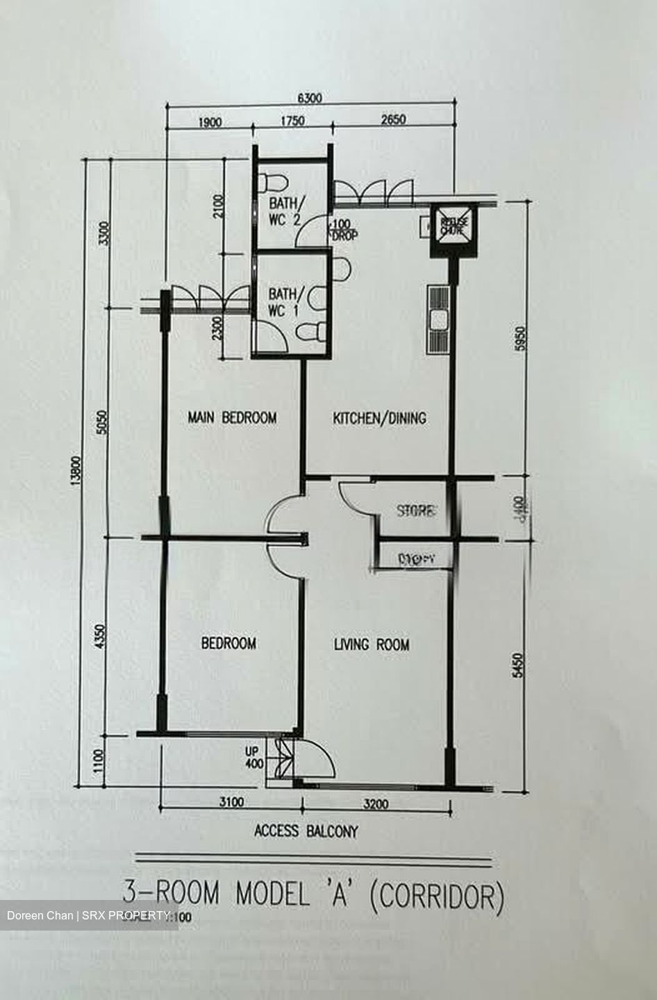 Blk 661 Hougang Avenue 4 (Hougang), HDB 3 Rooms #566570041